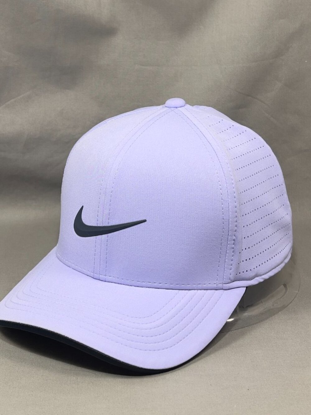 Nike Golf Dri Fit ADV Classic99 Flex Hat Swoosh Purple Lavender Tour Stretch Cap